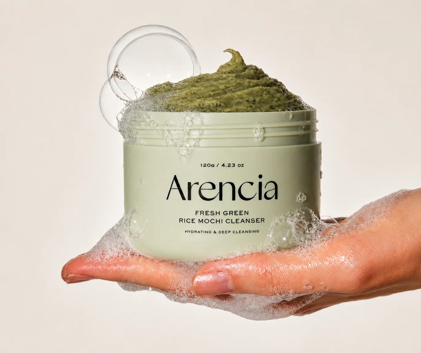 ARENCIA FRESH GREEN RICE MOCHI CLEANSER - 120gr