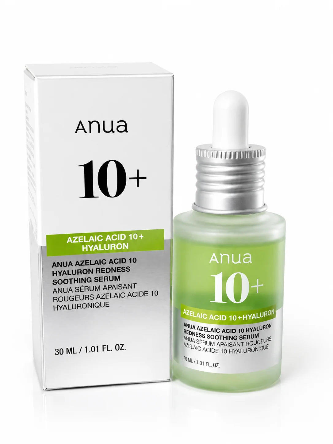 ANUA AZELAIC ACID 10 HYALURON REDNESS SOOTHING SERUM - 30ml