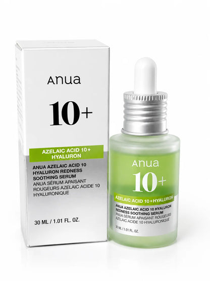 ANUA AZELAIC ACID 10 HYALURON REDNESS SOOTHING SERUM - 30ml