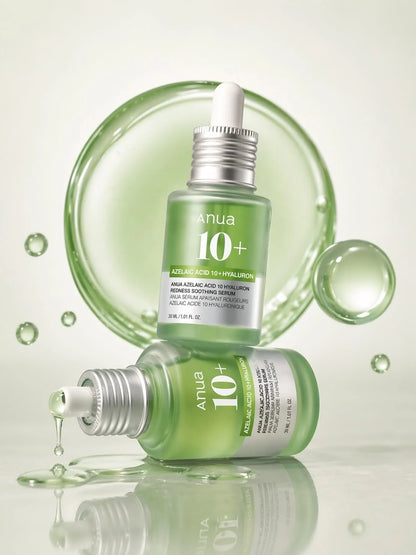 ANUA AZELAIC ACID 10 HYALURON REDNESS SOOTHING SERUM - 30ml